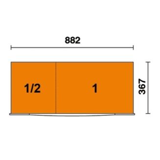 Werkzeugwagen mit 9 Schubladen,  mit Kippschutzsystem, langes Modell,  mit Werkzeugsatz, 716 Teile BETA WORKER BW2400SXLG9/E-XXL - 6