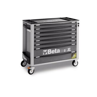 Werkzeugwagen mit acht Schubladen und Kippschutzsystem, langes Modell BETA C24SA-XL/8-R - 2