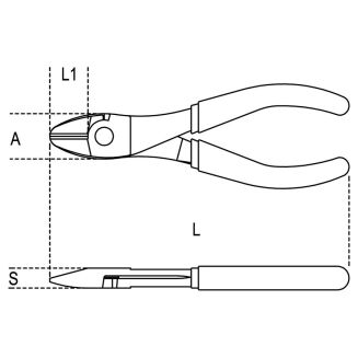 Diagonalseitenschneider BETA 1084BM/200 - 2