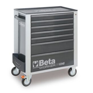 Werkzeugwagen mit 7 Schubladen,  mit Werkzeugsatz, 309 Teile BETA WORKER BW2400S/R7/E-M - 2