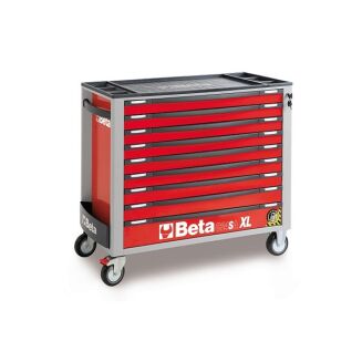 Werkzeugwagen mit neun Schubladen und Kippschutzsystem, langes Modell BETA C24SA-XL/9-R - 2