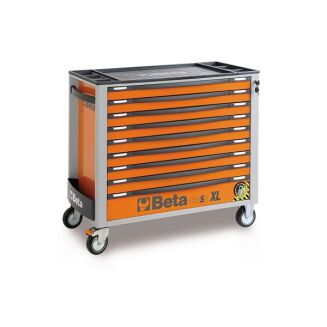Werkzeugwagen mit neun Schubladen und Kippschutzsystem, langes Modell BETA C24SA-XL/9-R - 3