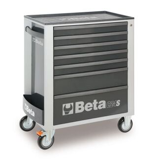 Werkzeugwagen mit 7 Schubladen und 197 Werkzeugen, orange BETA 2400S7/POL4/O - 18