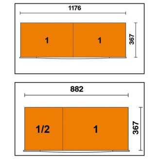 Werkzeugwagen mit 8 Schubladen, mit  Kippschutzsystem,  1061 Teile BETA WORKER BWRSC24AXXL - 5