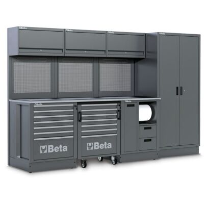 Werkstattmöbel-Set des Systems RSC50 mit Werkzeugsatz 445UT BETA RSC50/2.0/F/445UT