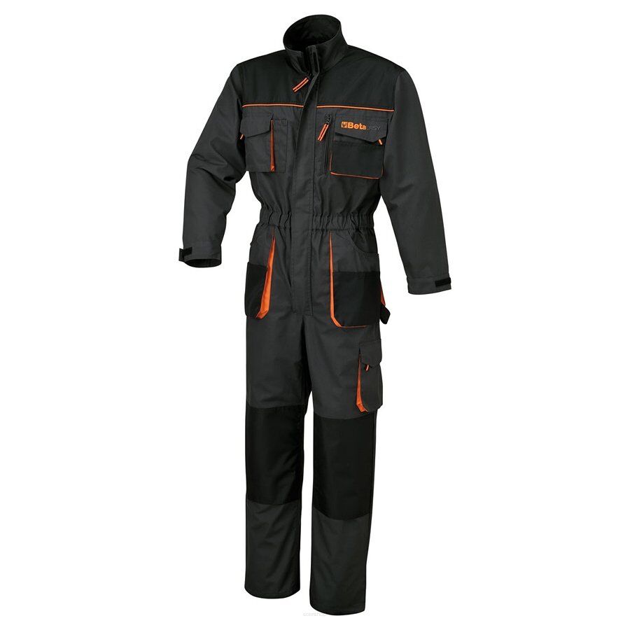 Arbeitsanzug EASY, T/C-Gewebe 280 g/m², mit Oxford-Einsätzen, grau BETA 7905E/XS