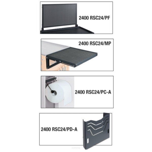 Zubehörset für Werkzeugwagen RSC24, RSC24A und RSC51 BETA 2400 RSC24/KA4