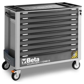 Werkzeugwagen mit 9 Schubladen,  mit Kippschutzsystem, langes Modell,  mit Werkzeugsatz, 487 Teile BETA WORKER BW2400S/R9/E-XL - 3