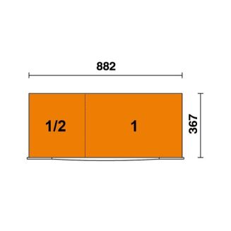 Werkzeugwagen mit 9 Schubladen,  mit Kippschutzsystem, langes Modell,  mit Werkzeugsatz, 487 Teile BETA WORKER BW2400S/R9/E-XL - 5