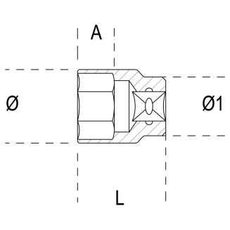 Sechskant-Steckschlüssel BETA 920A/9 - 2
